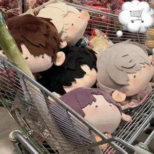 2026 new 30cm Love and Deepspace Big Head Plush Dolls Set Rafayel Aster Zayne Sylus Caleb Anime Style Collectible