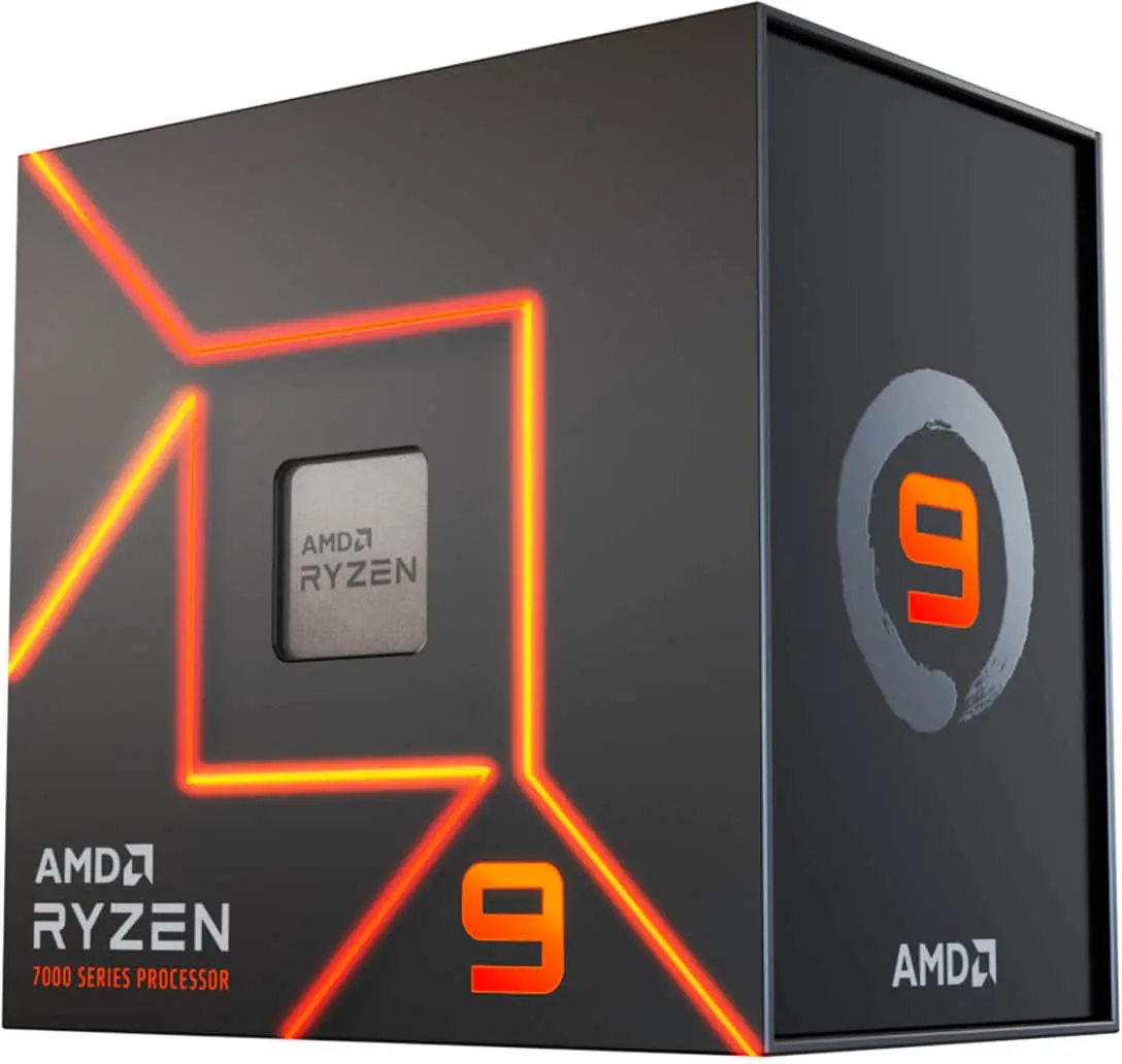 Ryzen 9 7900X 12-Core - 24-Thread 4.7 GHz (5.6 GHz Max Boost) Socket AM5 PCI Express 5.0 Unlocked Desktop Processor