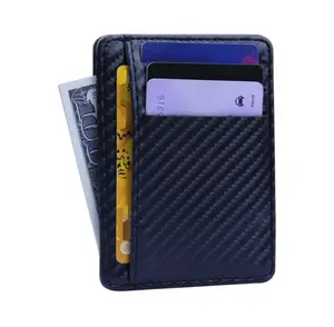 Leather Carbon Fiber Wallet