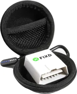 Casematix OBD Carry Case Compatible with FIXD OBD Bluetooth Car Diagnostic Tool for Auto Car Health Monitor Device, Case Only