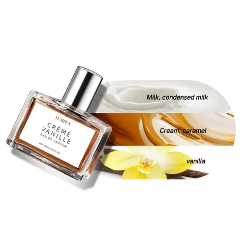 Vanilla Perfume, Caramel Perfumes, Sweet Fragrance, Long-Lasting Gourmand Vanilla Caramel Scent Fragrance for Women and Men, Elegant Scent for Parties and Daily Life, Birthday Gift and Daily-Wear Fragrance