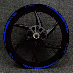Reflective Wheel HUB Rims Sticker, High Visibility Safety Decal for Motorcycles, Easy Application, Enhances Road Awareness