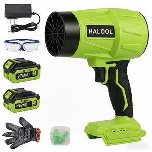 HALOOL Turbo Jet Blower,Leaf Blower, Violent Turbo Fan, Brushless Pure Copper Motor,Car Drying After Wash, Handheld Snow Blower,Cordless Turbo Power Air Duster,Home Improve,Garden Mainte