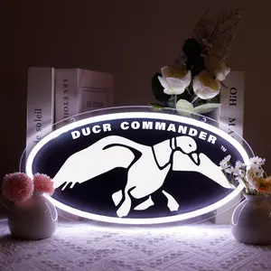 Duck Commander Neon Sign Featuring a dimmer and USB power supply, this LED lighting is designed specifically for boys and teenagers—perfect for wall decor, game rooms, bedrooms, and "man caves."