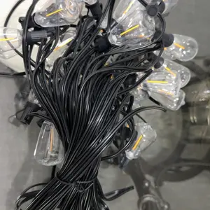 【GLEAM】100FT Solar Adaptive Lighting String Lights, Light Sensor-Activated, IR Remote Adjust Dimmable, Waterproof & Shatterproof, 8 Modes Dusk-to-Dawn, Home Decor for Patio, Ideal for Space Illumination, Solar Outdoor Lights, Patio Decor