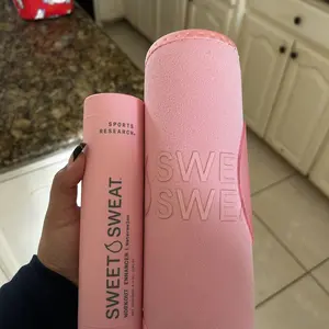 Sweet Sweat Gel Watermelon (6.4oz) + Matte Pink Waist Trimmer Bundle