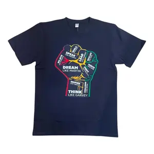 JC021425 - Black History Month, Inspiring Black Leaders Power Fist Hand Regular-Fit Graphic T-Shirt