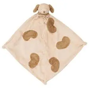 Angel Dear 13" Blankie Lovie, Security Blanket - Tan Puppy