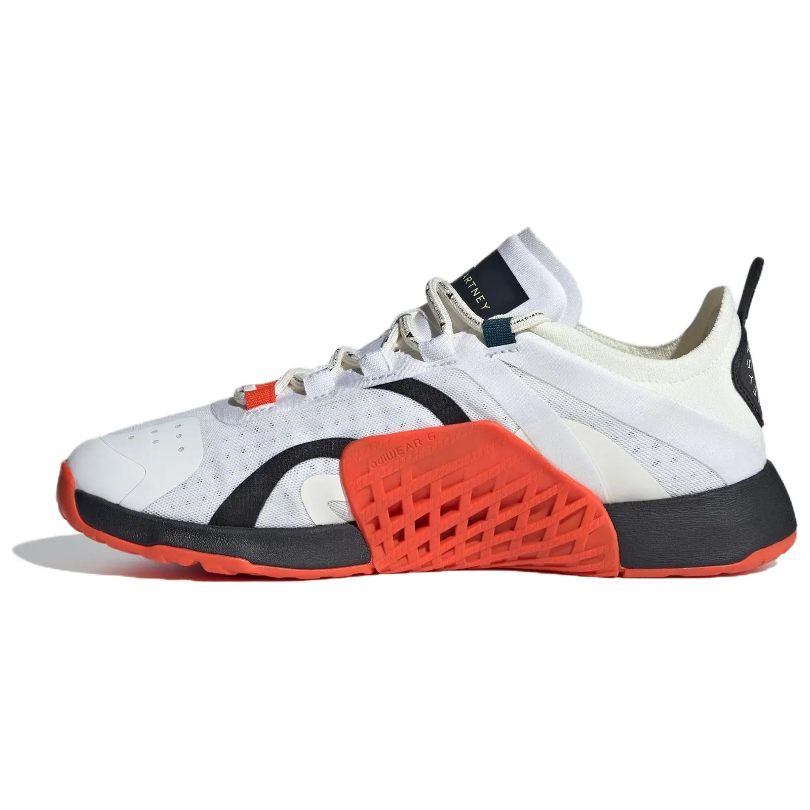Adidas Stella McCartney X Women's Dropset Leopard' Cushioned Durable Low Top Black White Sneakers IG1142