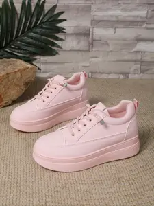 Thick Sole Platform Shoes, Inner Heel Lift for Longer Legs, Versatile Casual Sports Shoes, Perfect for Teen Girls