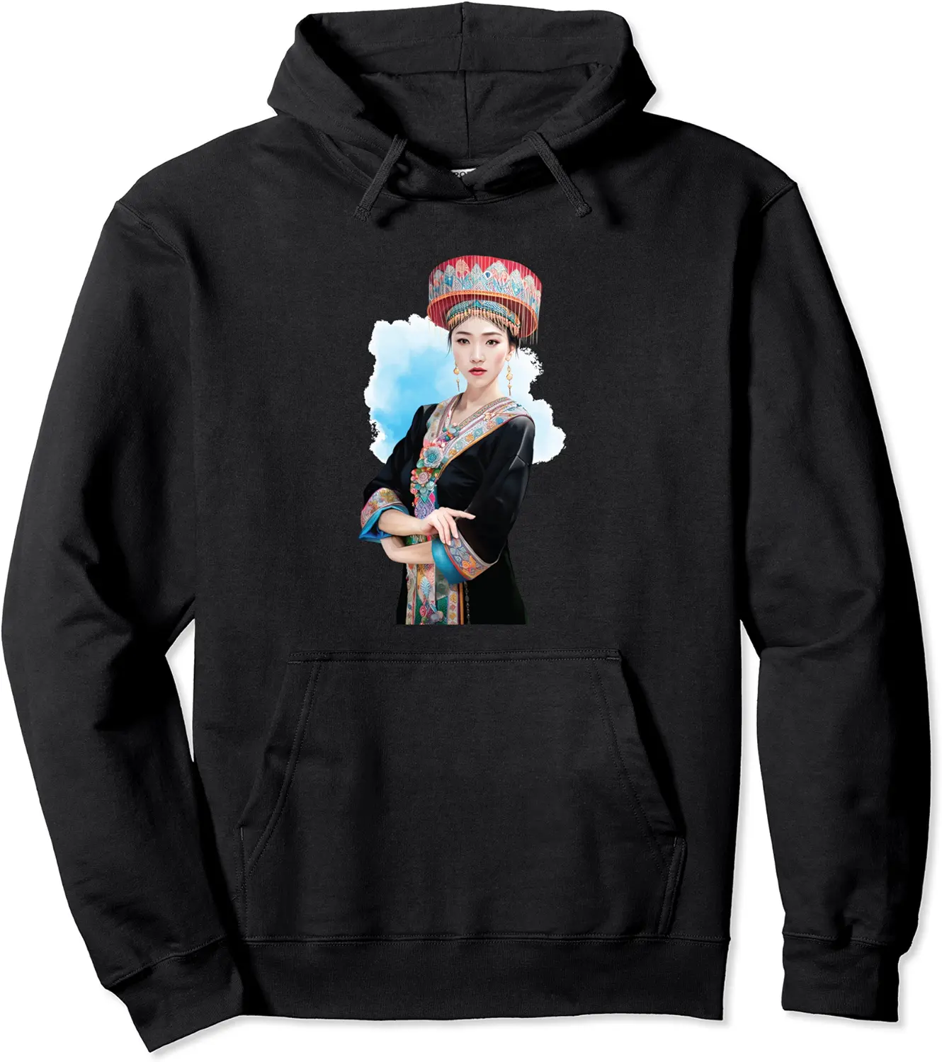 Beautiful Hmong Woman Indigenous People Southeast Asia Pullover Hoodie - Christopherchr Shop 55B0CWLWXH5L