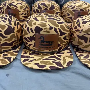 Duck Hunter Camo Rope Hat - Brown & Tan