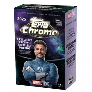 2025 Topps Marvel Studios Chrome Value Box Trading Cards