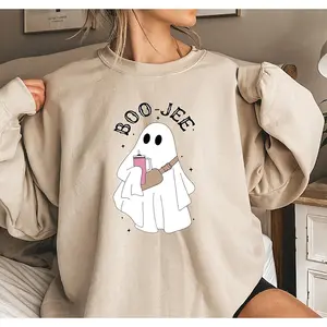 Boo Jee Ghost Sweatshirt, Boo Halloween Shirt, Halloween Ghost Sweatshirt, Spooky Season Ghost, Spooky Vibes, Halloween Gifts, Halloween Ghost Shirts