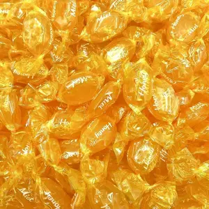Honey Filled Hard Candy | 2-Pound Bag | About 180 Pieces | Soothing Throat Drops | Individually Wrapped