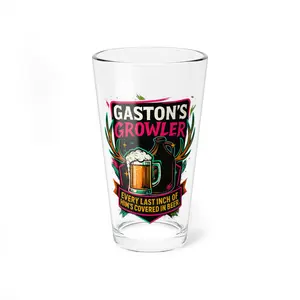 Gaston’s Growler Mixing Glass | 16oz Vintage Tavern Beer-Inspired Pint | Parkbound Taproom Glassware