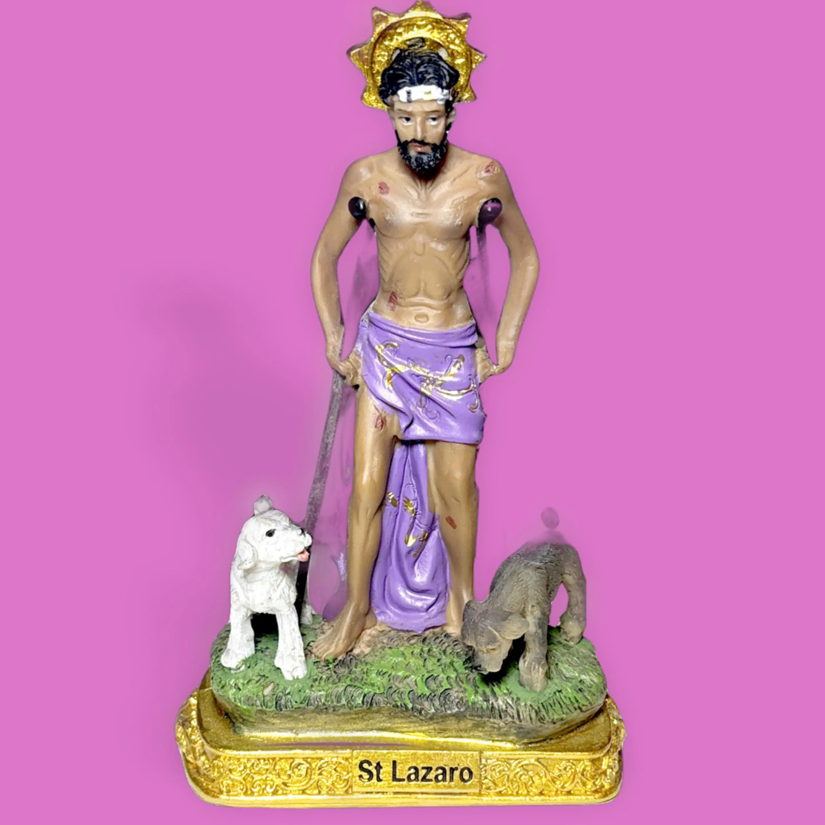 San Lazaro statue 5 inch San Lazaro statue 5 inch