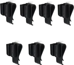 7PCS Black Golf Putter Clip,Golf Bag Pen Holder,Putter Holder,Golf Club Holder,Golf Putter Clip Organizer