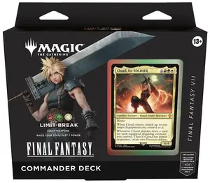 Magic the Gathering Final Fantasy Cloud  Limit Break Commander Deck