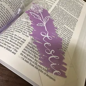 November Birth Month Flower & Name Bookmark