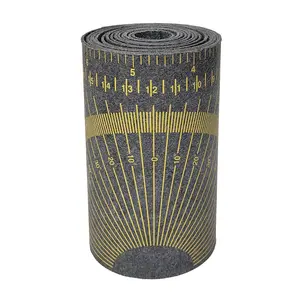 Flex Angle Diameter and Circumference Measuring and Marking Gauge for 6" to 16" Pipe Measure Tool, Wrap Around Tape 5" x 9' (Large) Yellow