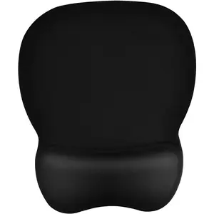 Ergonomic Mouse Pad with Memory Foam Wrist Rest & Non-Slip Base – 9.64 x 8.26 in, for Computer, Cafe, Home & Office – Desk Accessories