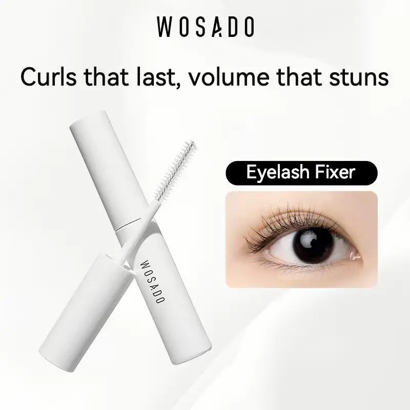 Wosado Eyelash Fixer set long-lasting curl Makeup Mascara Eyelash raincoat ceiling, long-lasting curling all day long without feeling dizzy or collapsing, with distinct roots and no clumping
