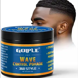 Goiple Wave Control Pomade 360 Style Strong Hold Deep Wave Professional Hair Styling Product