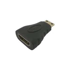SatelliteSale Digital HDMI Female to Mini HDMI Male Adapter PVC Black