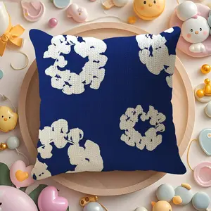 D-Denim T-Tears Pillow Case Double-Sided Printed Soft Short Plush Sofa Cushion Covers | Polyester & Breathable, Invisible Zipper, Mite-Resistant, Durable | Ideal for Sofa, Bedroom, Car & Kids Gift | Home Textile