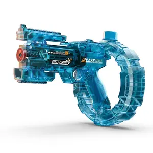 Wrist-Style Ring Water Tank Electric Squirt Gun with Rechargeable 3.7V 500mAh Lithium-Ion Battery, Outdoor Water Soaker for Summer Party Play