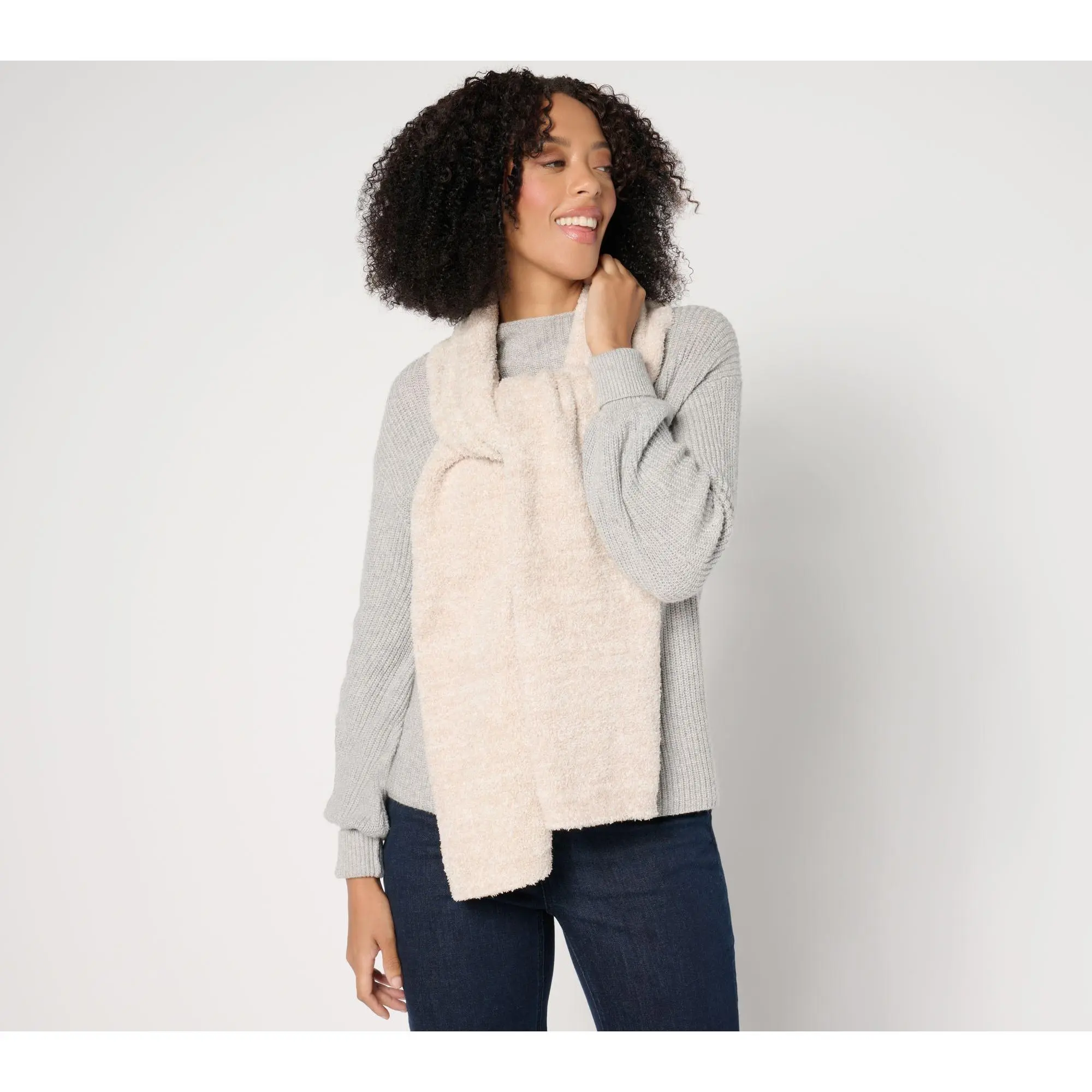 Barefoot Dreams CozyChic Heathered Scarf