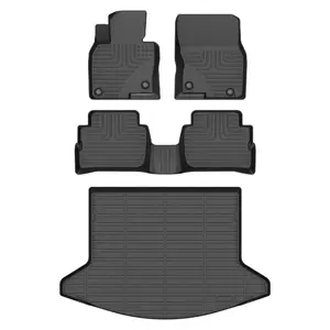 Depituu For Mazda CX-5 2017-2022 Floor Mats,All Weather Floor Mats,Waterproof Anti-slip Durable Floor Mats Car Accessories Autos Protector Automotive,auto accessories,car essentials,rush new kit,bedazzled pads Full Set Waterproof Pink Rubber Mats tesla  m