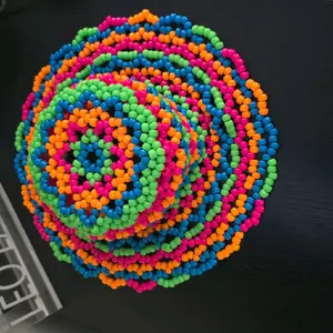 Glowy knights kandi bucket hat