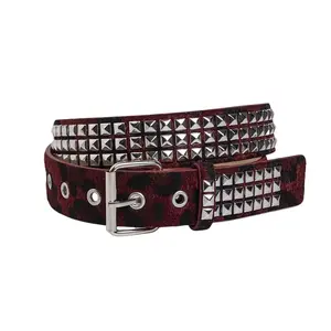 Studded Leopard Punk Belt