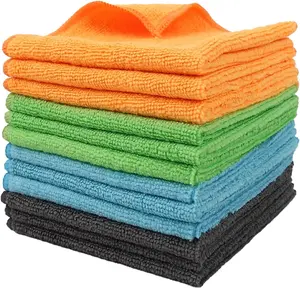 12 Pack Microfiber Cleaning Cloth - Absorbent & Lint-Free 11.8 x 11.8 inch)