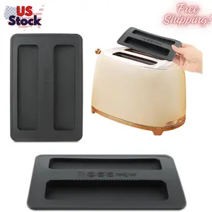 2 Pack Toaster Cover, Silicone Toaster Lid Appliances Top Cover