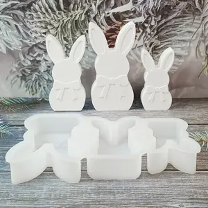 Resin Silicone Mold Butterfly Rabbit Figurine, Cute Resin Craft Supplies, DIY Decorative Accessories, Perfect Gift Idea