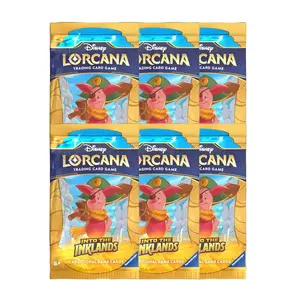 6 Packs Ravensburger 12 Card Booster Pack Lorcana Into the Inklands