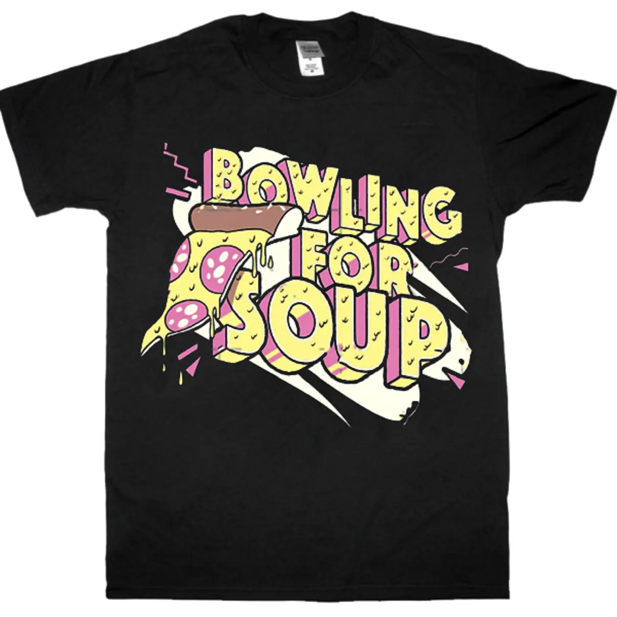 Bowling For Soup Band Funny Logo Unisex Short Sleeve New Black T-Shirt Cotton Fabric