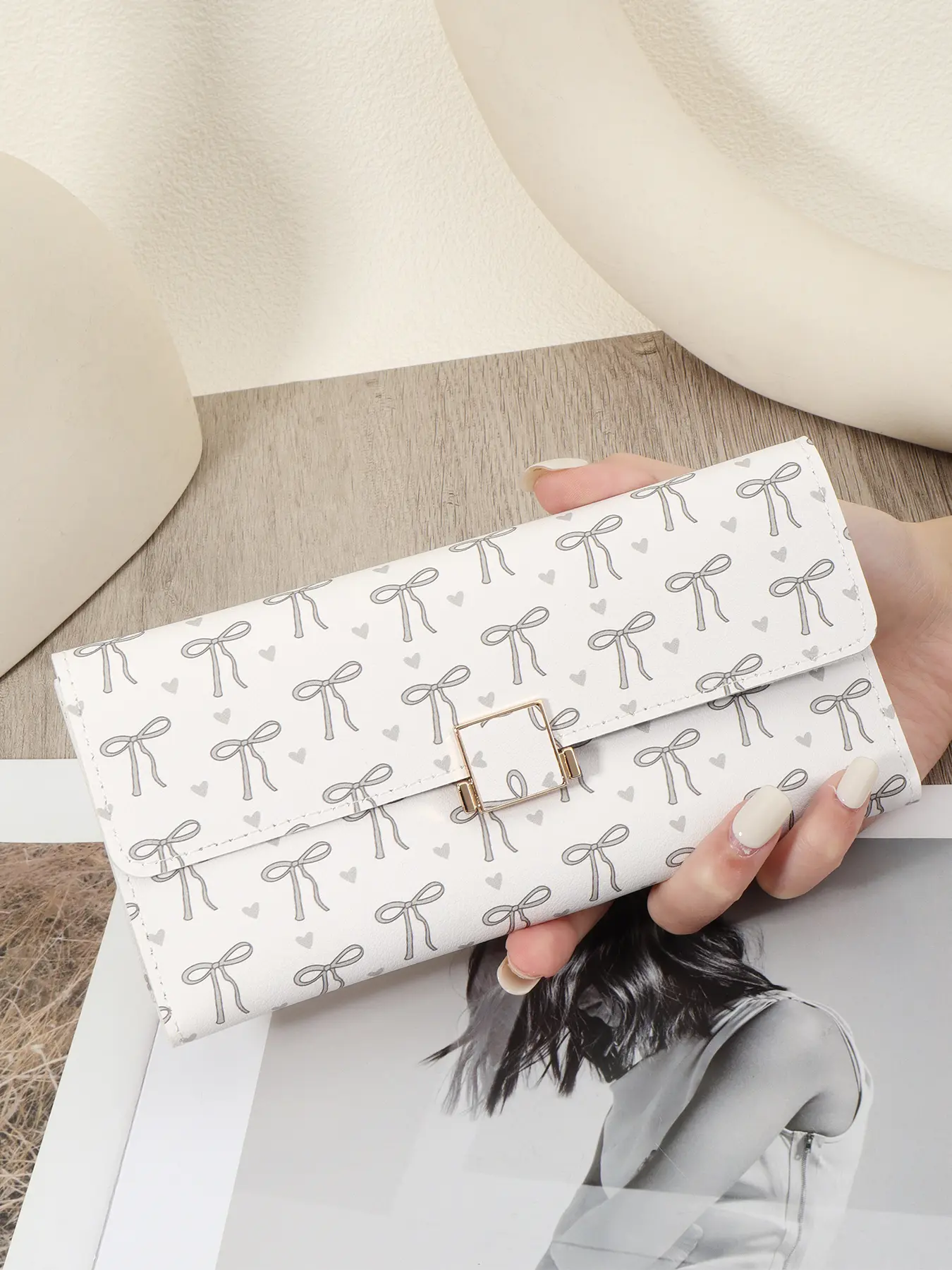 Large-Capacity Long Wallet, Cash Storage Bag, Coin Wallet. Fashion Print Clutch, Long Purse. Coin Purse, Mobile Phone Bag, Long Clutch, Suitable for Daily Use