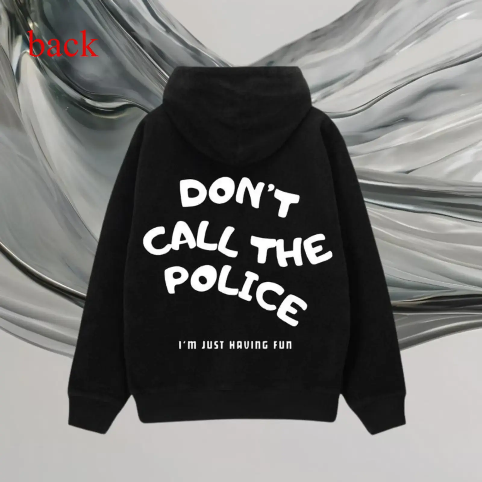 Autumn and winter Dont Call The Police Hoodie Motorcycle Hoodie - Casual Hoodie for Men and Women - Soft Cotton Comfortable Everyday Wear sweatshirt Prints