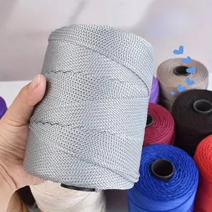 Light body thick ice silk thread, hand-woven hook summer cool hat hook hat bag seat cushion hollow bright silk ice hemp thread