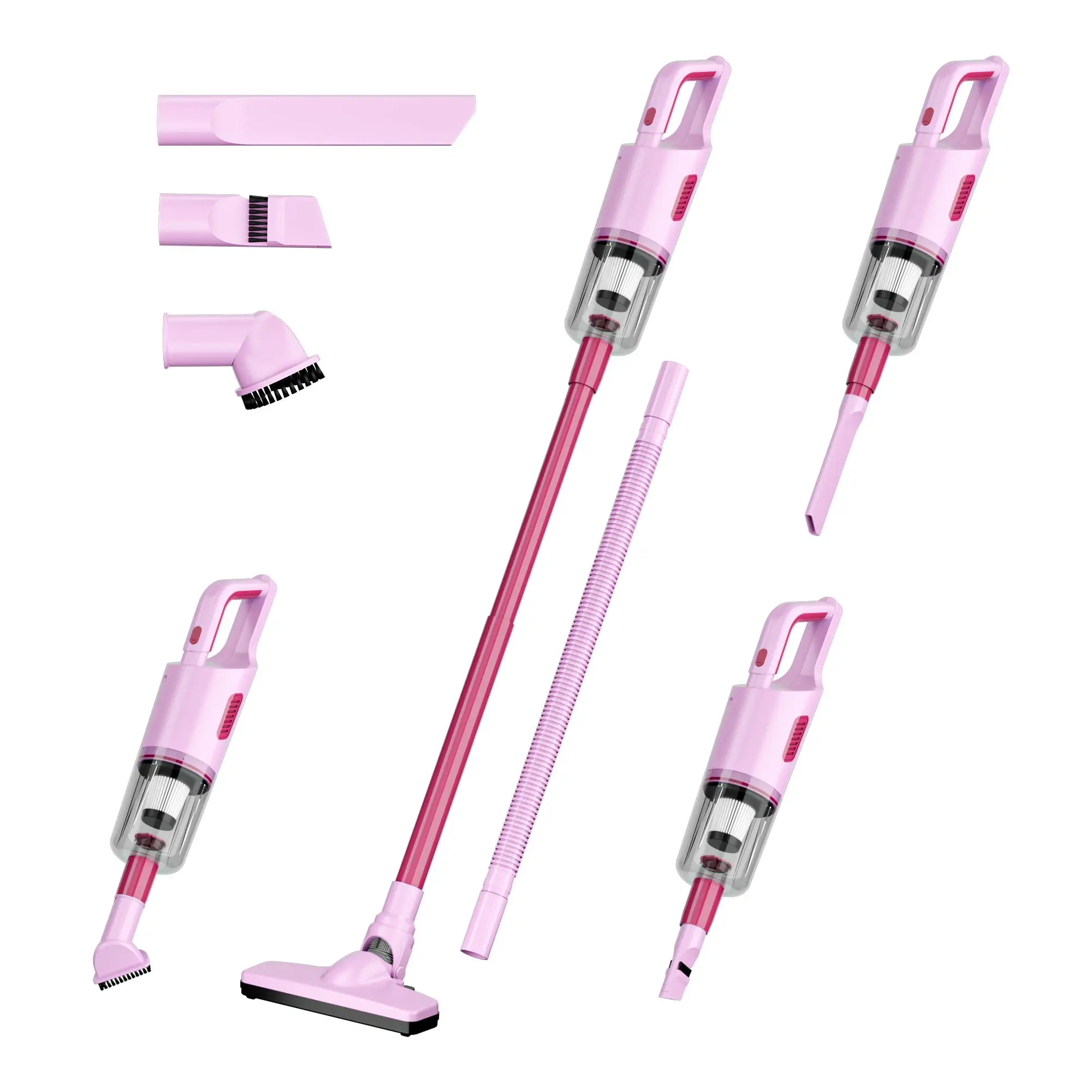 Cordless Vacuum Cleaner, 12Kpa Stick Vacuum with 7800mAh Rechargeable Battery, 30 Mins Runtime, 6-in-1 Lightweigt Handheld Vacuum Portable and Versati