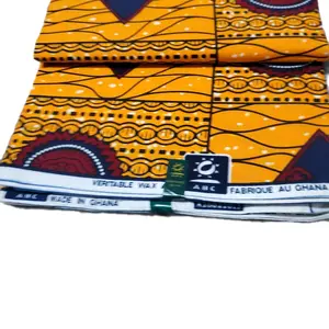 100% Wax African ' Ankara.  6 yards original Wax