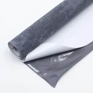 Self-Adhesive 4-Way Stretch Suede Microfiber Car Interior Sticker - For Door Panels, Center Console Modifications