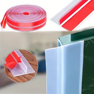 T-shaped Silicone Windproof Strip, Wooden Door Seal Strip, Door Bottom Seal Strip, Glass Door Seal Strip, Glass Door Gap Windproof Strip, Suitable for Hotels, Motels, Restaurants, Cafes, Bakeries, Bars, Taverns, Buffets