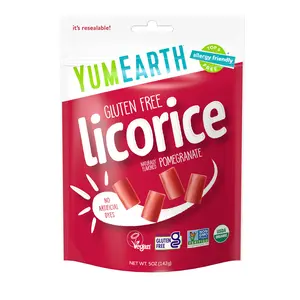 YumEarth Gluten Free Licorice, Pomegranate, 5 oz (142 g)
