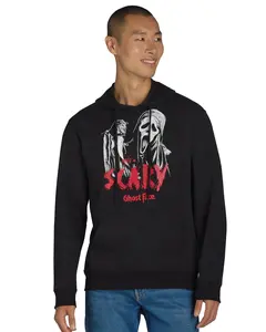 Ghost Face Hoodie Men's Scary Blood Splatter Horror Movie Hooded Sweatshirt