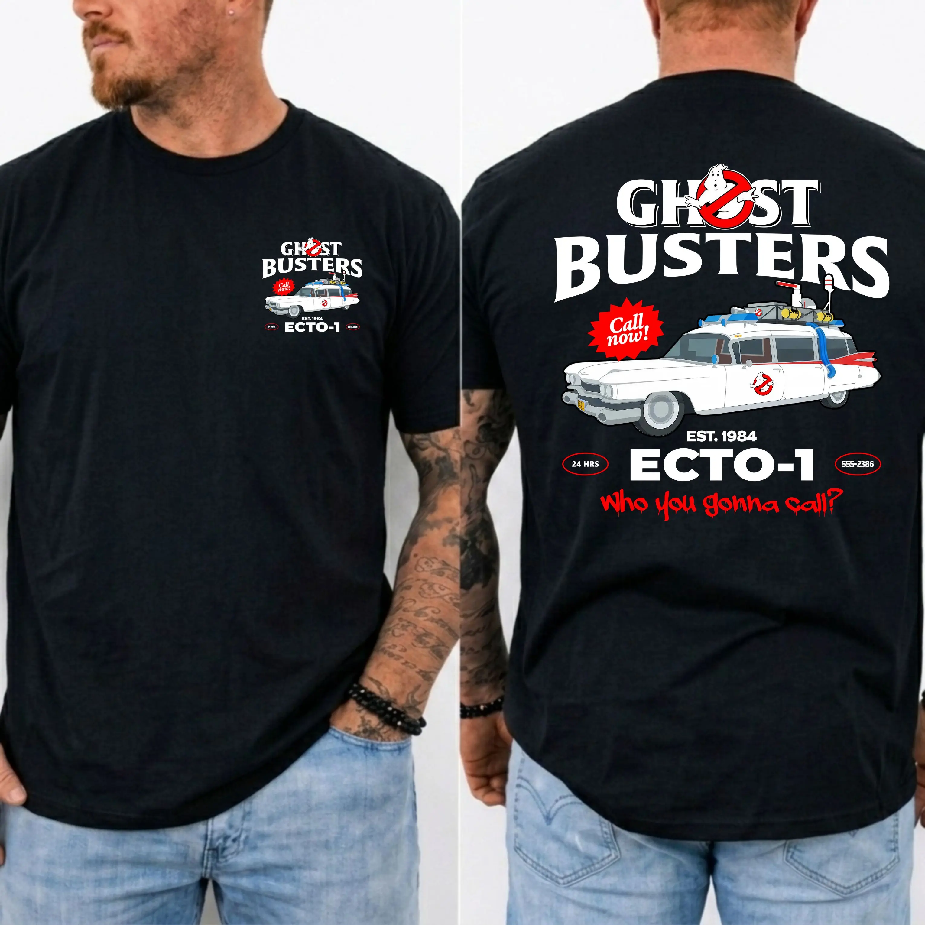 Ghostbusters Graphic T-Shirt, Vintage Movie Fan Tee, Retro Halloween Shirt, Classic Comedy Film Gift, Made In USA